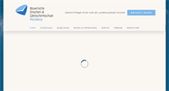 Desktop Screenshot of bay-flugschule.de